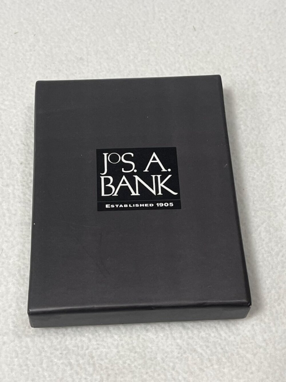 Jos. A. Bank Leather Magnetic Money Clip Black • New with box & tag - Picture 2 of 16
